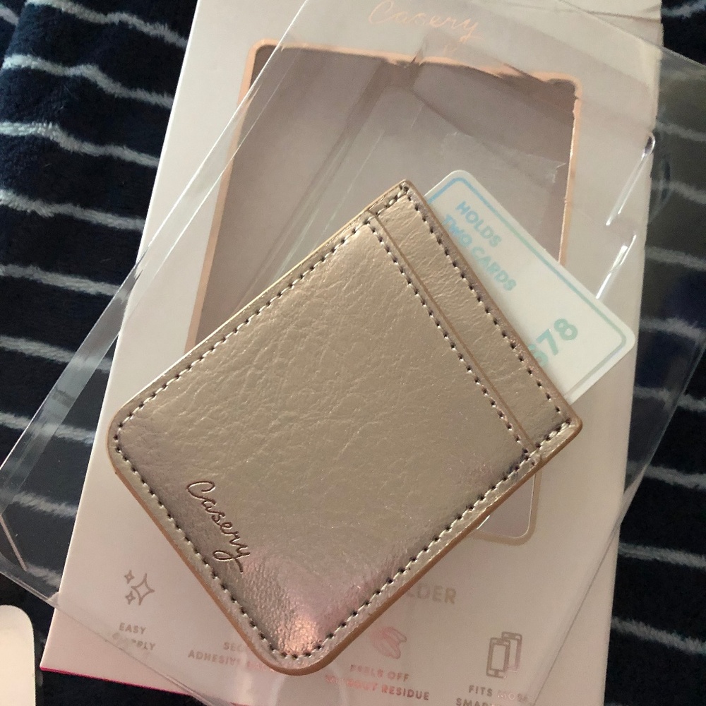 CASERY ROSE GOLD COLOR PHONE POCKET NEW - Picture 2 of 7
